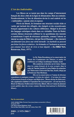 L'art des indsirables: L'art dans les camps d'internement franais 19391944 (French Edition),Used