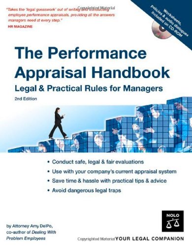 The Performance Appraisal Handbook: Legal & Practical Rules for Managers,Used