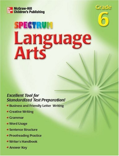 Spectrum Language Arts, Grade 6,Used