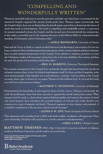 Jesus and the Forces of Death: The Gospels Portrayal of Ritual Impurity within FirstCentury Judaism,Used