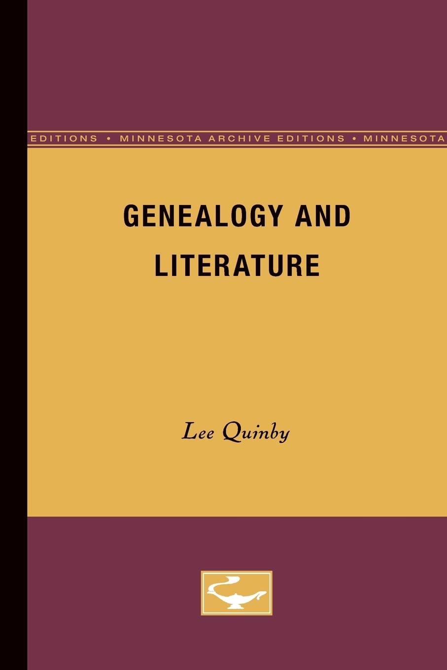 Genealogy And Literature,Used