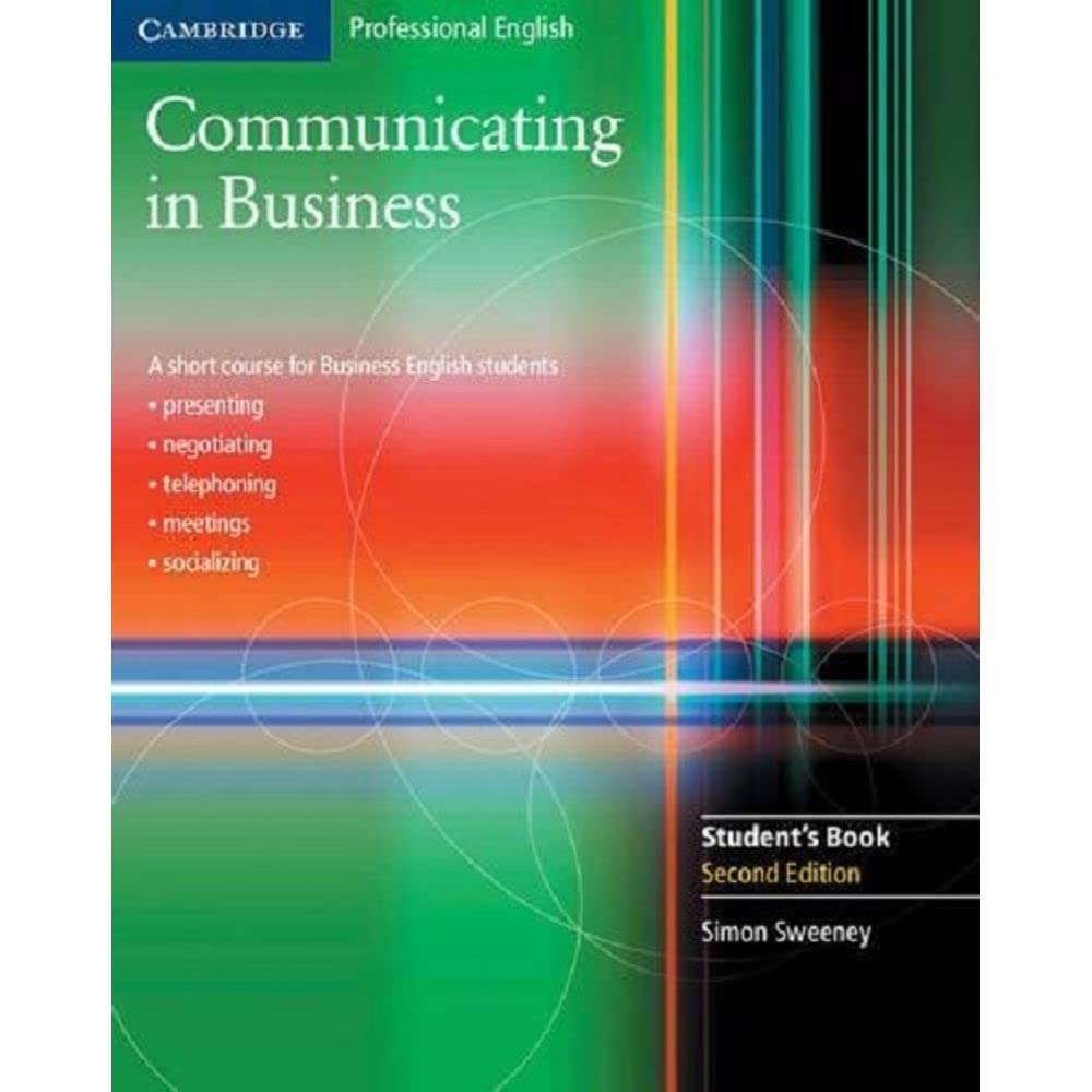 Communicating in Business: A Short Course for Business English Students, 2nd Edition (Cambridge Professional English),Used