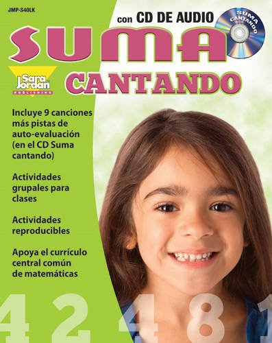 Suma Cantando (Addition Songs In Spanish)  Resource / Lyrics Book With Audio Cd (Spanish Edition),Used