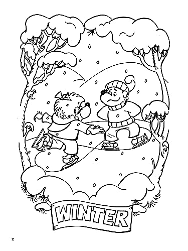 The Berenstain Bears' Giant Coloring and Activity Book (Dover Kids Activity Books),Used