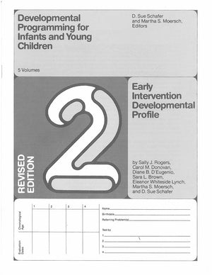 Developmental Programming for Infants and Young Children: Volume 2. Early Intervention Developmental Profile. Revised (DEVLPMNTL,New
