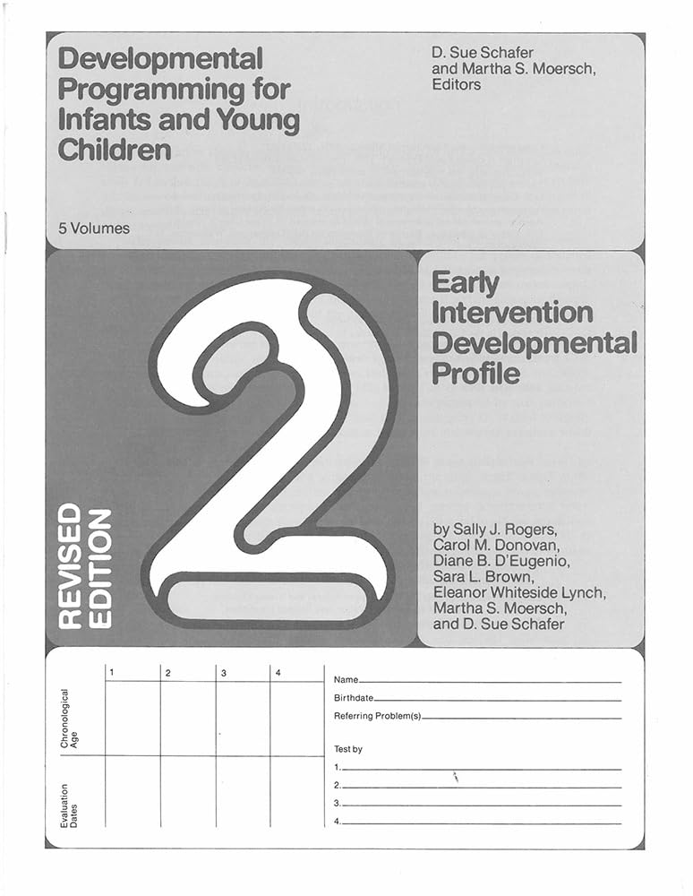 Developmental Programming for Infants and Young Children: Volume 2. Early Intervention Developmental Profile. Revised (DEVLPMNTL,New