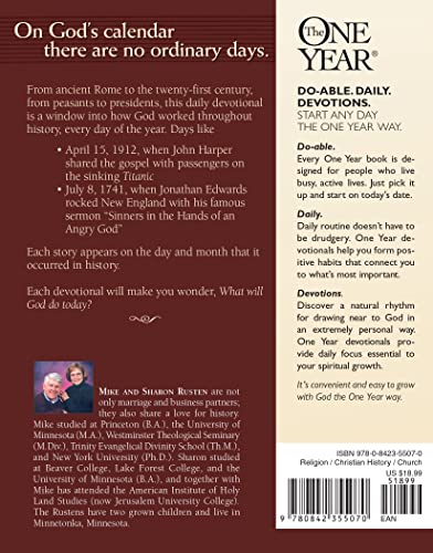 The One Year Christian History (One Year Books),New