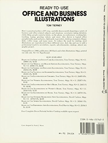 ReadytoUse Office and Business Illustrations (Dover Clip Art ReadytoUse),Used