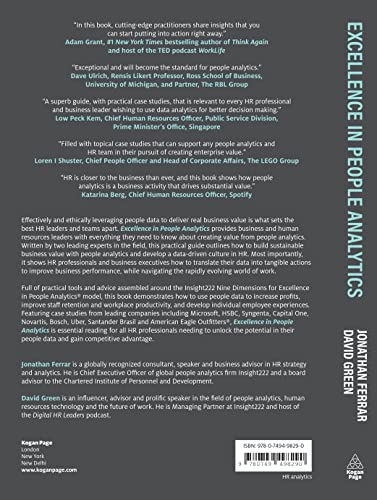 Excellence in People Analytics: How to Use Workforce Data to Create Business Value,Used