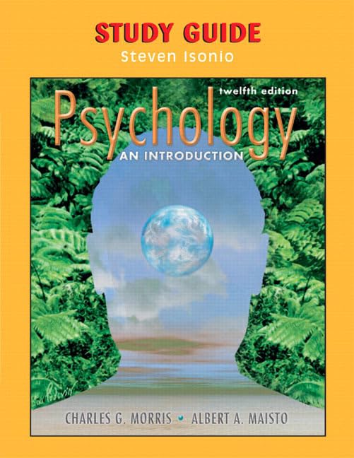 Study Guide to Psychology: An Introduction, 12/e,Used