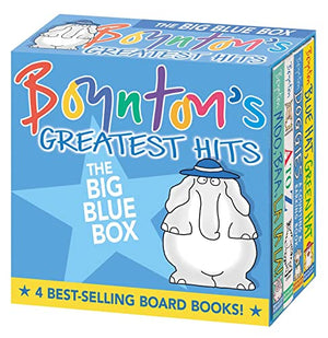 Boynton's Greatest Hits The Big Blue Box (Boxed Set): Moo, Baa, La La La!; A to Z; Doggies; Blue Hat, Green Hat,Used