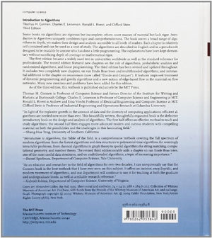 Introduction to Algorithms, 3rd Edition (Mit Press),New