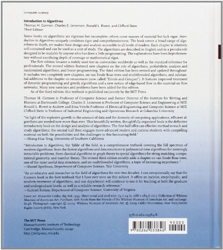 Introduction to Algorithms, 3rd Edition (Mit Press),New