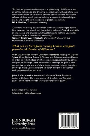 Levinas and the Postcolonial: Race, Nation, Other,Used