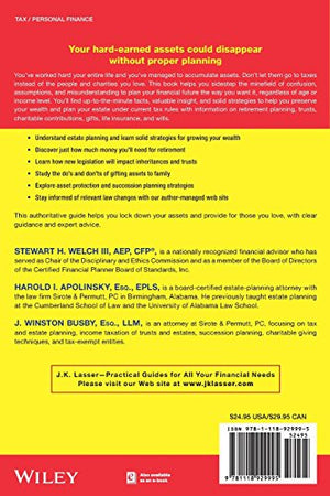 Estate & Tax Planning 5e (J.K. Lasser),Used