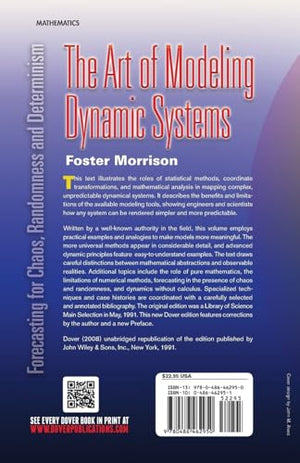 The Art Of Modeling Dynamic Systems: Forecasting For Chaos, Randomness And Determinism (Dover Books On Computer Science),New