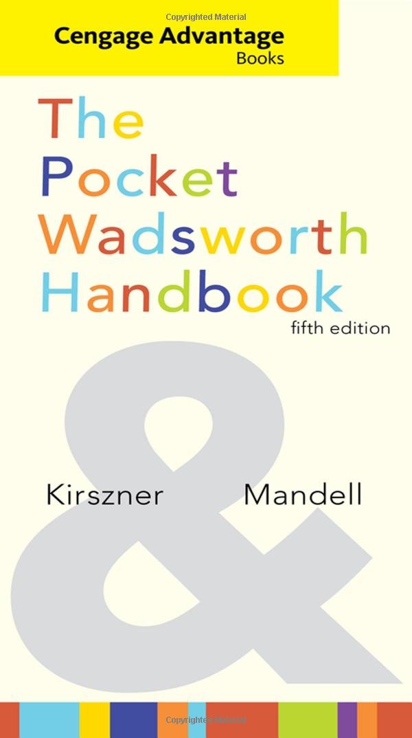 Cengage Advantage Books: The Pocket Wadsworth Handbook,New