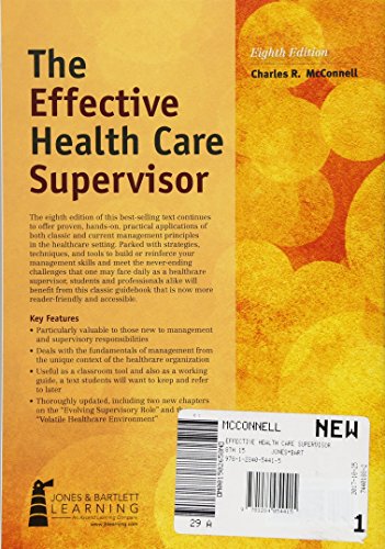 The Effective Health Care Supervisor,Used