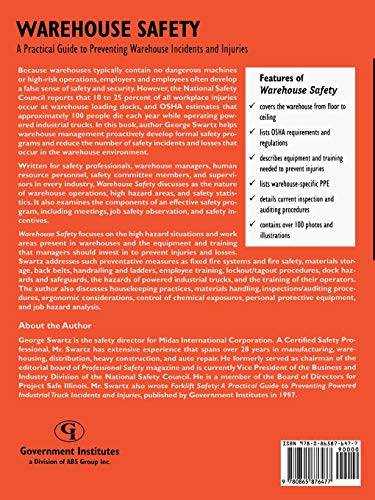 Warehouse Safety: A Practical Guide to Preventing Warehouse Incidents and Injuries,Used