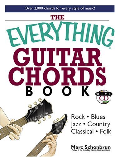Everything Guitar Chords Book With Cd (Everything Series),Used