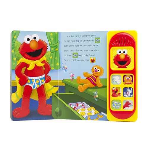 Sesame Street  Potty Time with Elmo  Potty Training Sound Book  PI Kids,New
