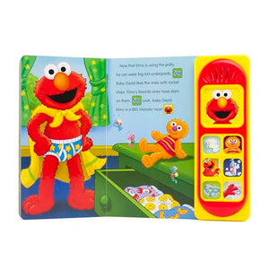 Sesame Street  Potty Time with Elmo  Potty Training Sound Book  PI Kids,Used