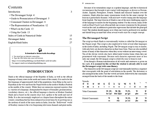 Hindi Flash Cards Kit: Learn 1,500 basic Hindi words and phrases quickly and easily! (Online Audio Included),New