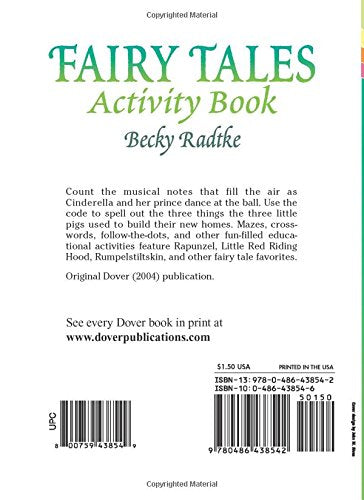 Fairy Tales Activity Book (Dover Little Activity Books),Used