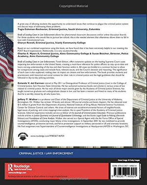 Briefs Of Leading Cases In Law Enforcement,New