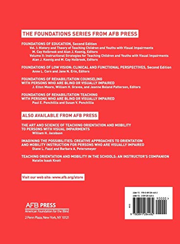 Foundations Of Orientation And Mobility, 3Rd Edition: Volume 1, History And Theory,New