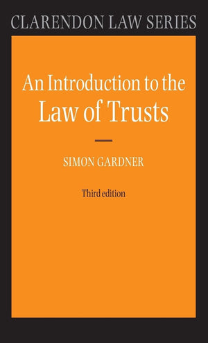 An Introduction to the Law of Trusts (Clarendon Law Series),Used