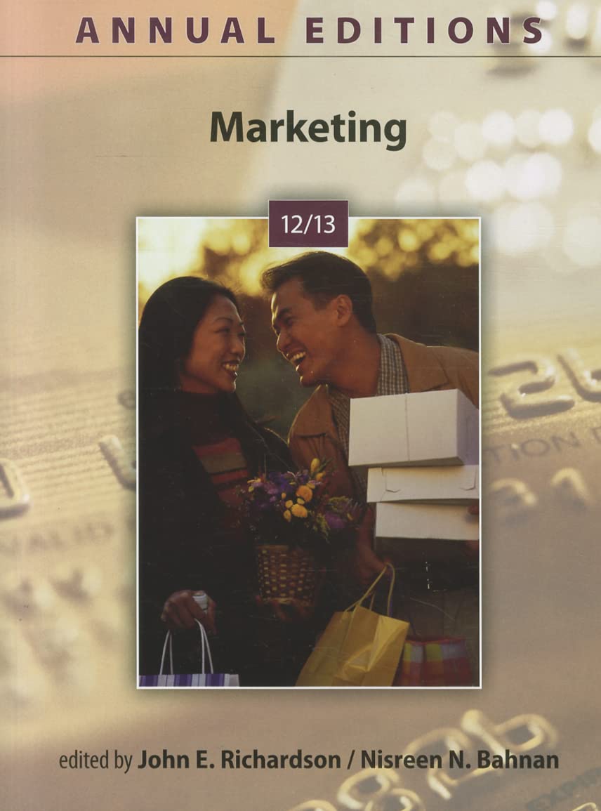Annual Editions: Marketing 12/13,Used