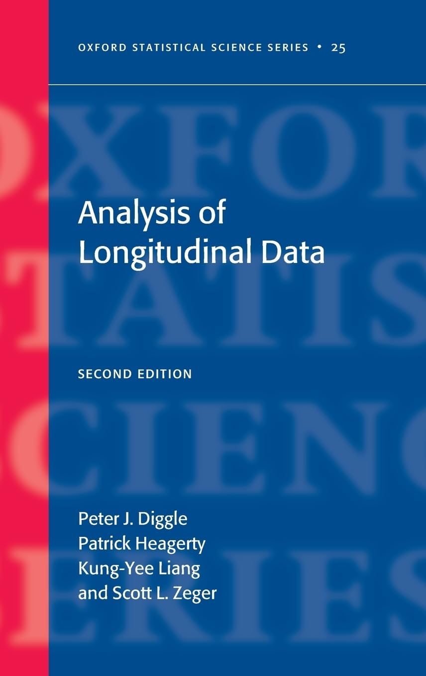 Analysis Of Longitudinal Data,New