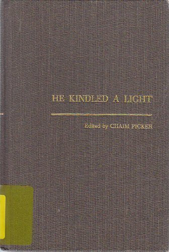 He kindled a light: A philosophy of Jewish education,Used