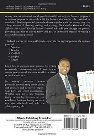 The Complete Guide to Writing Effective and Award Winning Business Proposals StepbyStep Instructions,Used