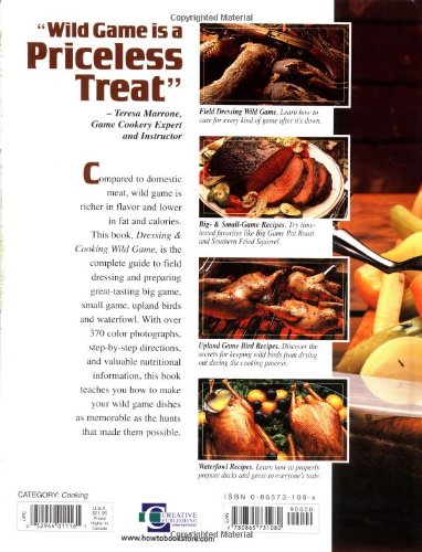 Dressing & Cooking Wild Game: From Field to Table: Big Game, Small Game, Upland Birds & Waterfowl (The Complete Hunter),Used