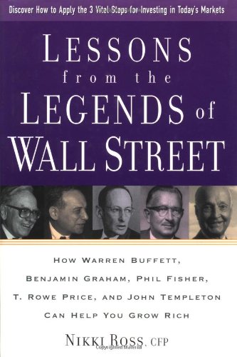 Lessons From The Legends Of Wall Street : How Warren Buffett, Benjamin Graham, Phil Fisher, T. Rowe Price, And John Templeton Ca