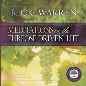 Meditations on the Purpose Driven Life,Used