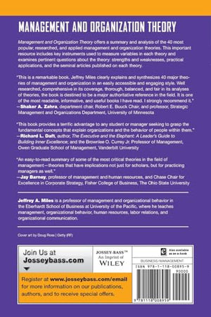 Management and Organization Theory: A JosseyBass Reader,Used