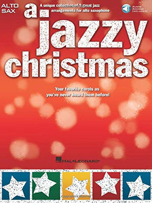 A Jazzy Christmas for Alto Sax  Book/Online Audio,Used