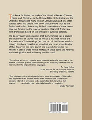 Chronicles and its Synoptic Parallels in Samuel, Kings, and Related Biblical Texts,Used
