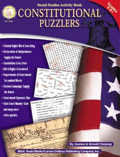 Constitutional Puzzlers, Grades 4  8,Used
