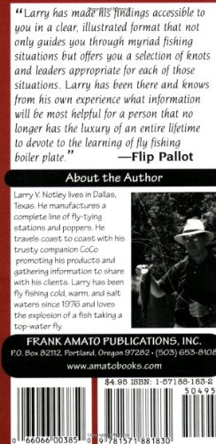 Guide to Fly Fishing Knots: A Basic Streamside Guide for Fly Fishing Knots, Tippets, and Leader Formulas,New