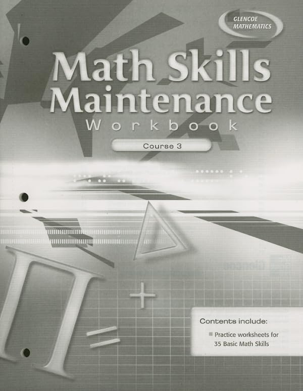 Math Skills Maintenance Workbook, Course 3,Used
