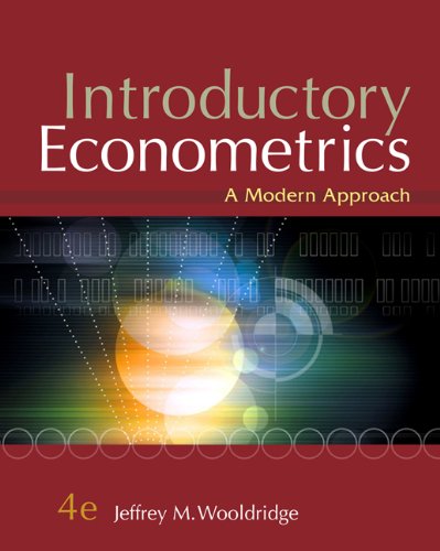 Introductory Econometrics: A Modern Approach, 4th Edition,Used