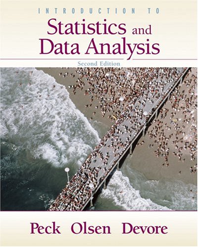Introduction to Statistics and Data Analysis (with CDROM and Internet Companion),Used