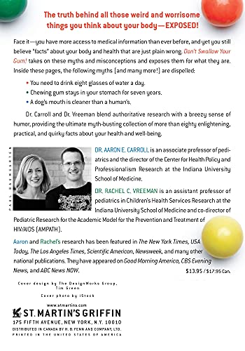 Don'T Swallow Your Gum!: Myths, Halftruths, And Outright Lies About Your Body And Health