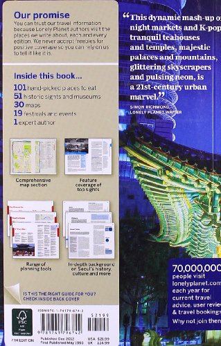 Seoul 7 (ingls) (Lonely Planet Guides),Used
