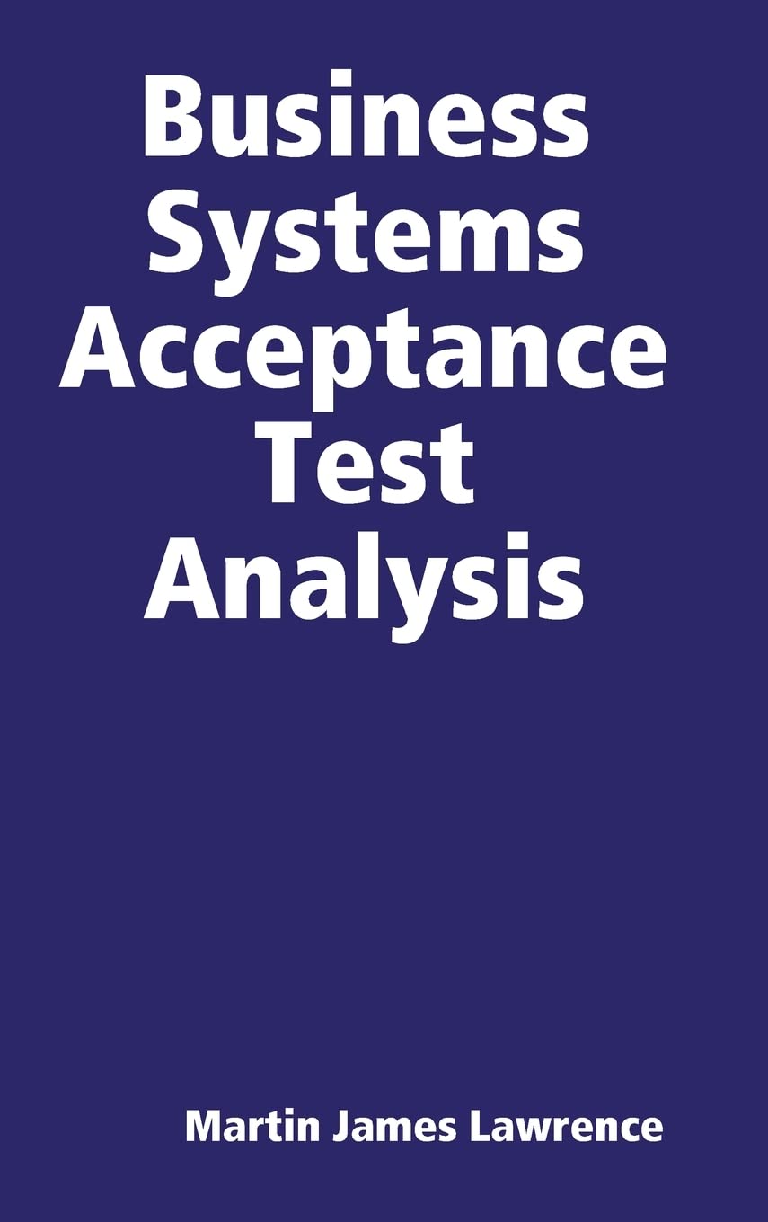 Business Systems Acceptance Test Analysis,Used