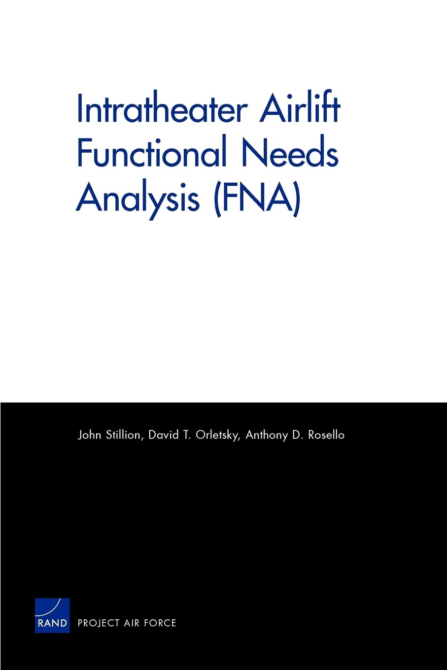 Intratheater Airlift Functional Needs Analysis (Fna),New